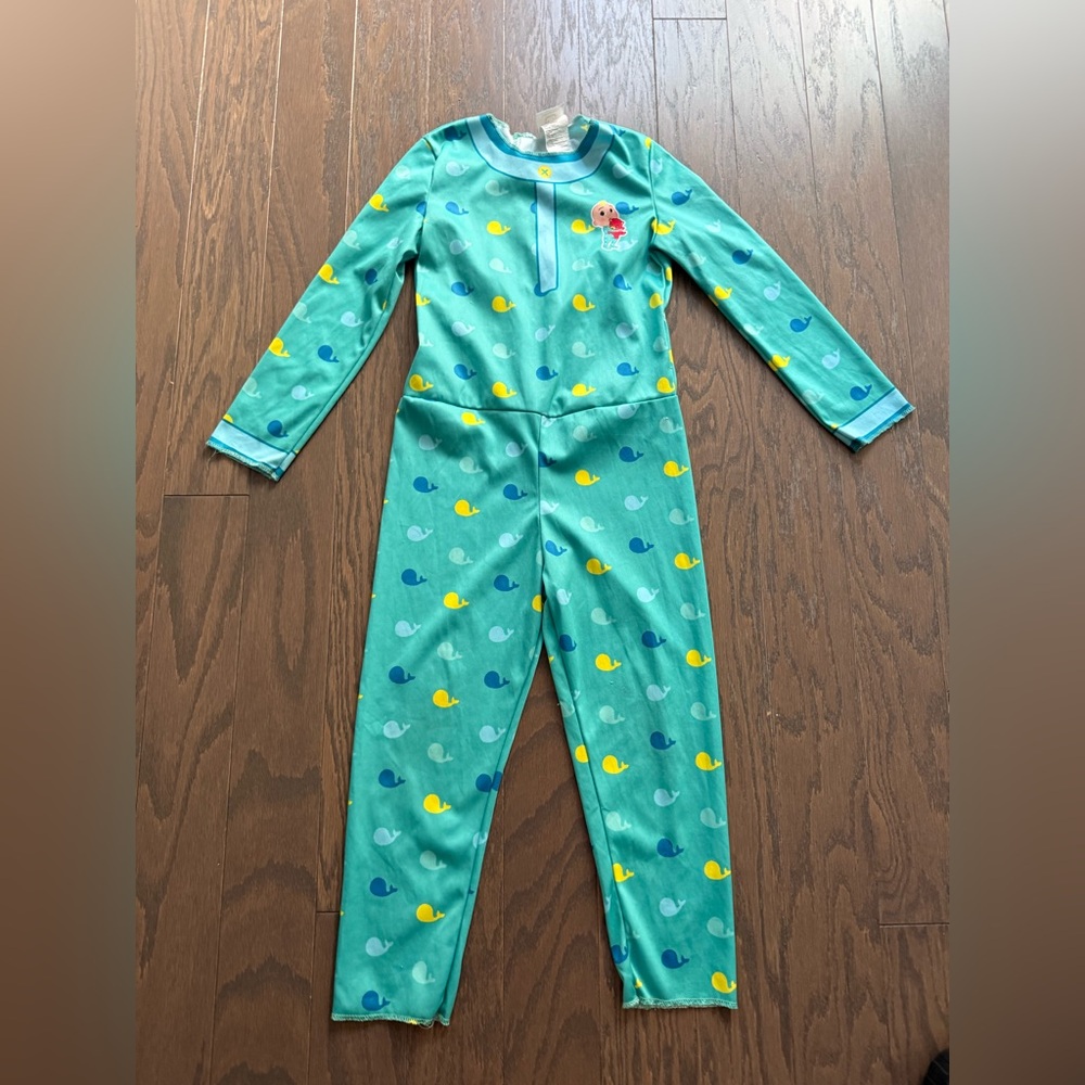 Cocomelon JJ Costume Size 3T - 4T jumpsuit only Halloween dress up